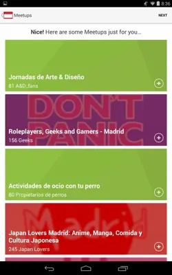 Meetup android App screenshot 5